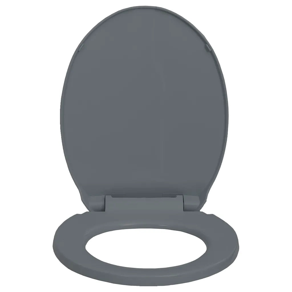 Tavoletta WC a Chiusura Ammortizzata Grigio Ovale CFW9140685