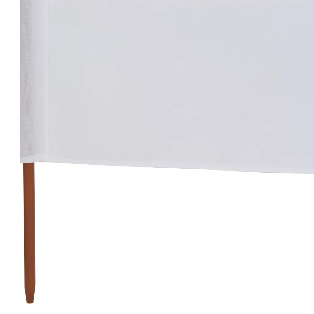 Paravento a 6 Pannelli in Tessuto 800x80cm Bianco CFW8591404