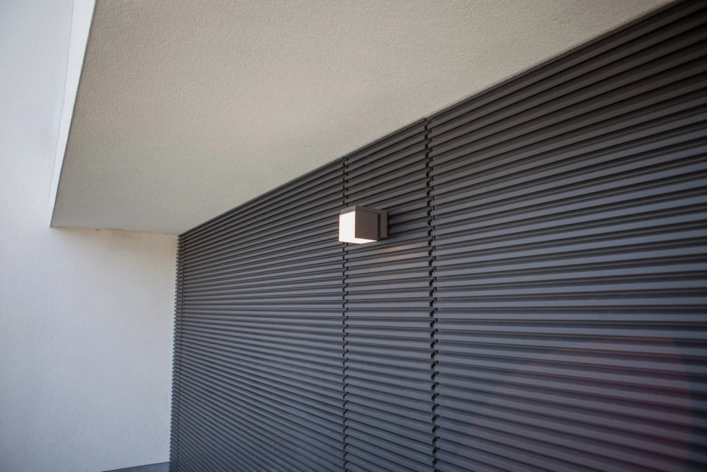 Applique esterna LED CUBA antracite Lutec 12W 4000K IP54
