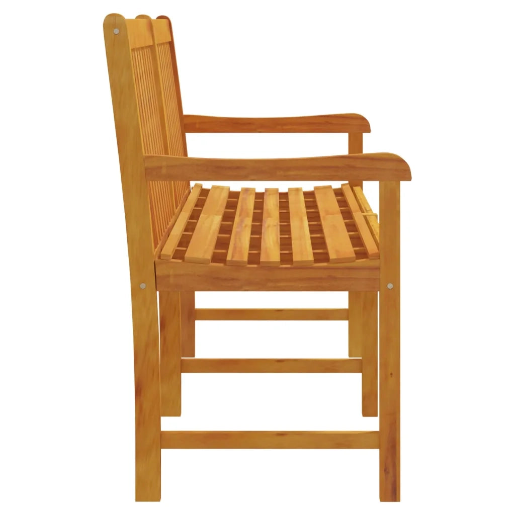 Panca da Giardino 180 cm in Legno Massello di Acacia