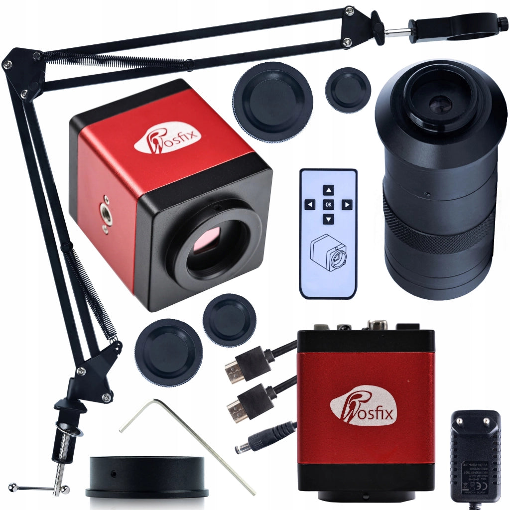 Set di Microscopio Digitale Draco Pro KMDRP-HDMI-VGA – Qualità Immagine FullHD, Sensore 2MP, Obiettivo 100x