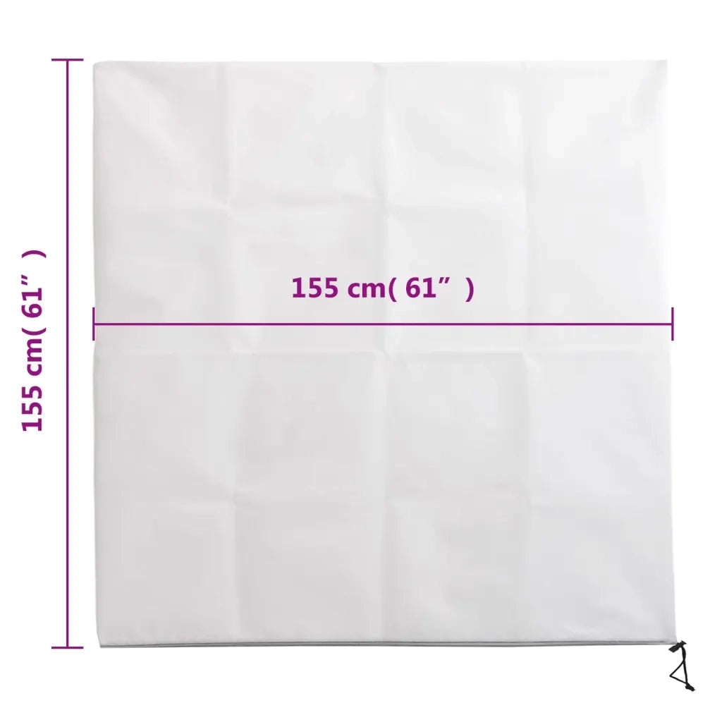 Coperture con Cerniera per Piante 4 pz 70 g/m2 1,55x1,55 m CFW6380434