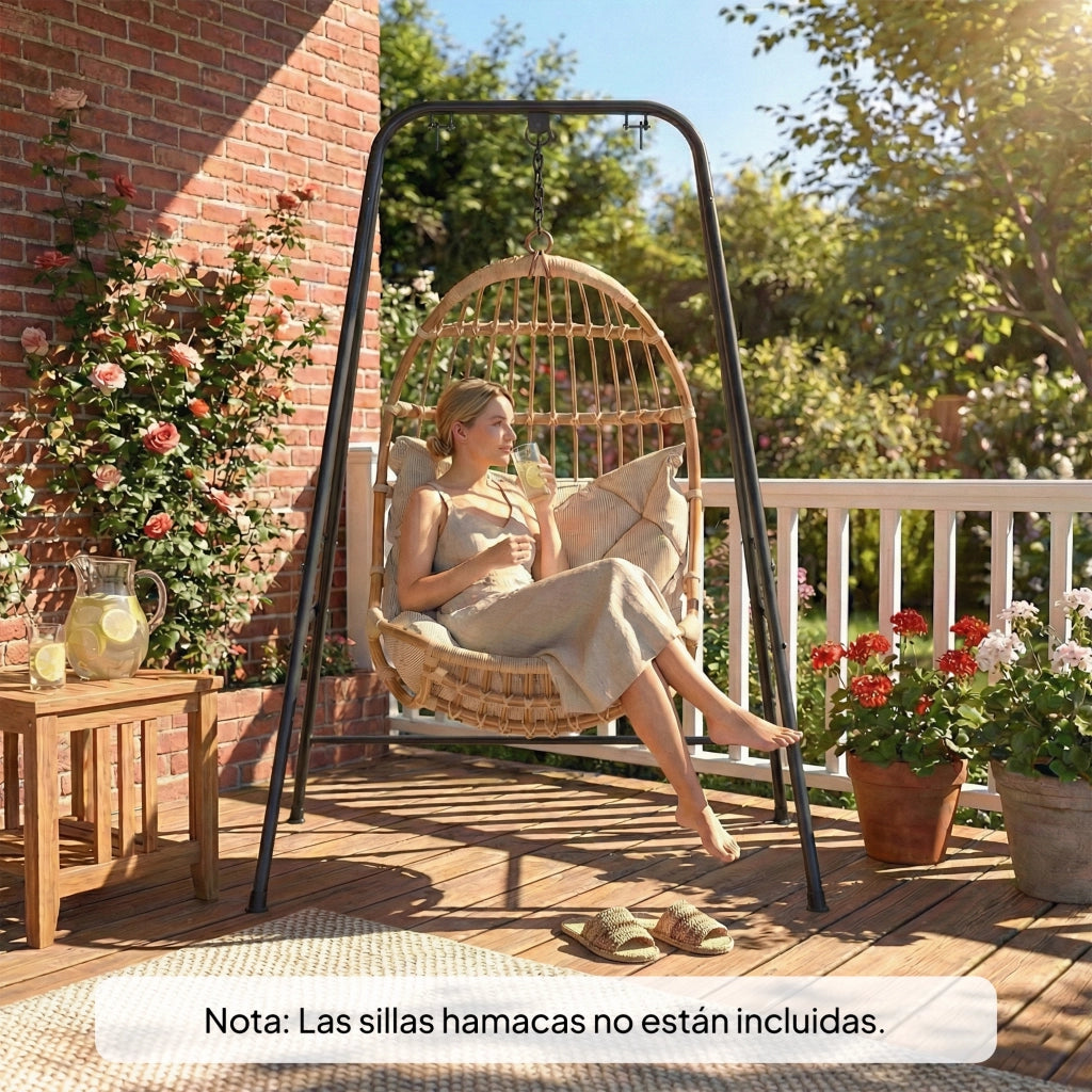 Supporto per Amaca Sospesa 183 cm ¨C zephmum ¨C Acciaio Antracite