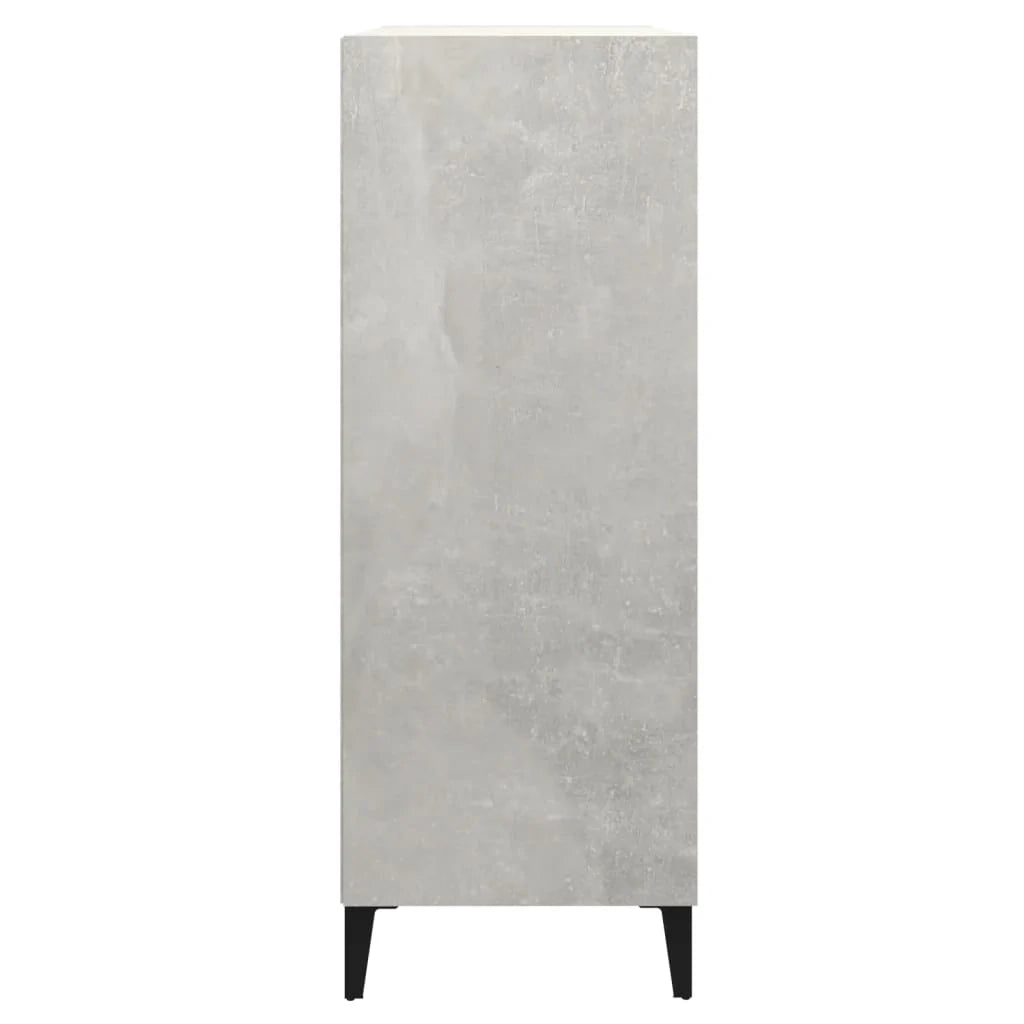 Buffet credenza cassettiera armadio mobile contenitore organizer per cucina soggiorno salotto 69,5 x 32,5 x 90 cm legno ingegnerizzato grigio 02_0032002
