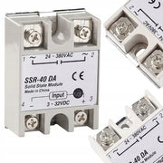Relè a Stato Solido SSR-40 DA 40A 24-380VAC LED – Alta Capacità di Carico, Isolamento Fotoelettrico