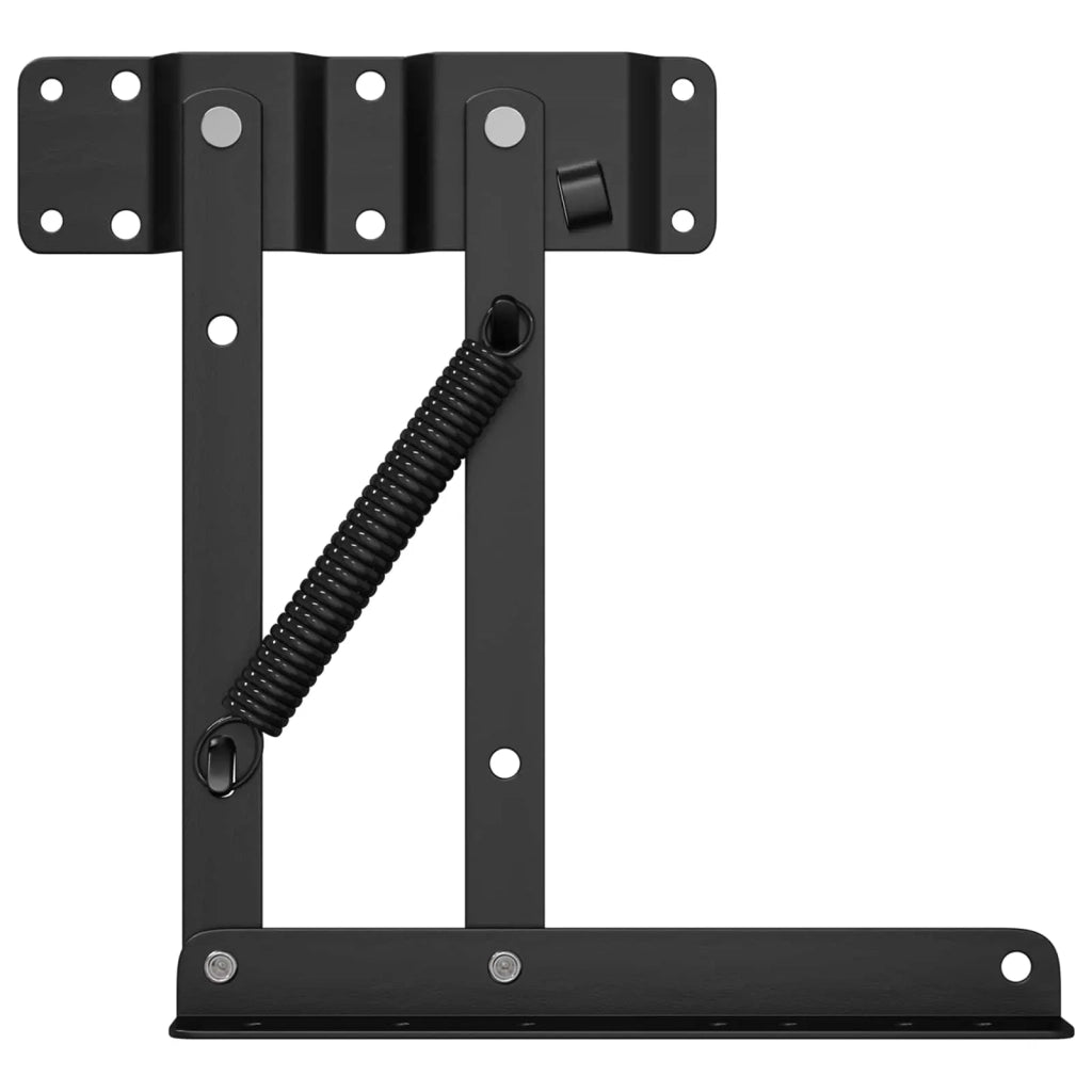 Meccanismo di Sollevamento per Letto 2 pcs Nero Ferro 864846