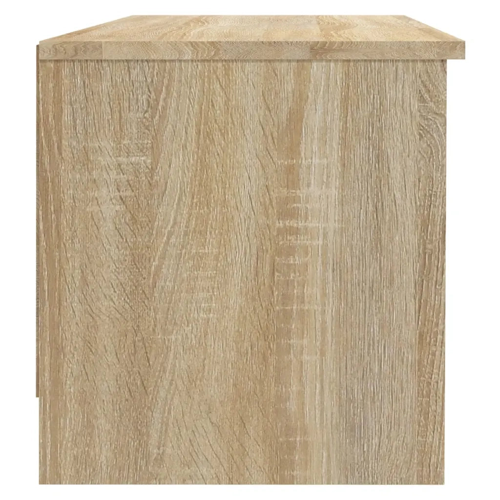 Mobile porta TV classico con vano contenitore 102 x 35 x 36 cm stile moderno legno composito rovere Sonoma 02_0047997