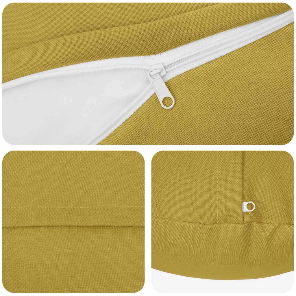Federa 2 pz HEERLEN Verde chiaro Ø 60 cm Tessuto 922847