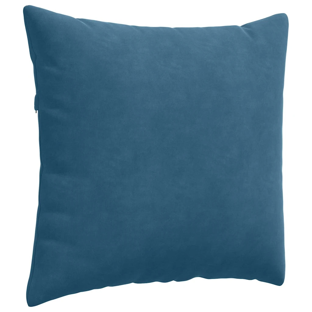 Cuscini da Divano 2 pz | Cuscini per sedie Blu 50 x 50 cm Tessuto in Cords