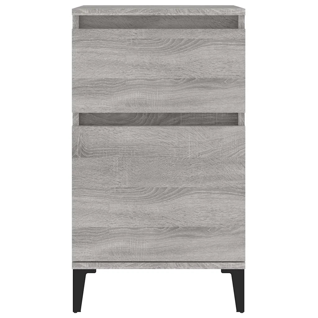 Comodino Grigio Sonoma 40x35x70 cm 819720