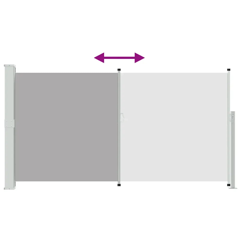 Tenda da Sole | Tenda parasole Laterale Retrattile 160 x 300 cm Grigio