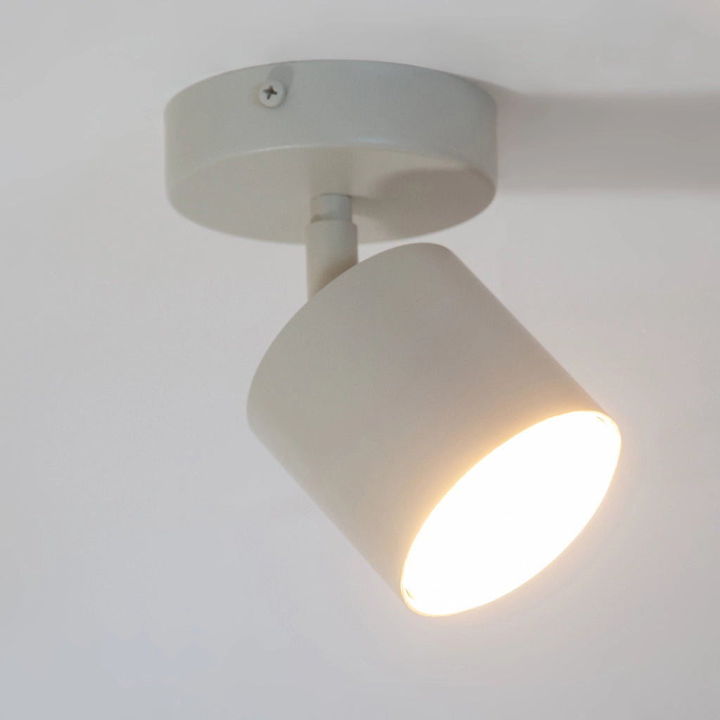 Applique MILA Sigma grigio-beige tonda orientabile GX53 12W