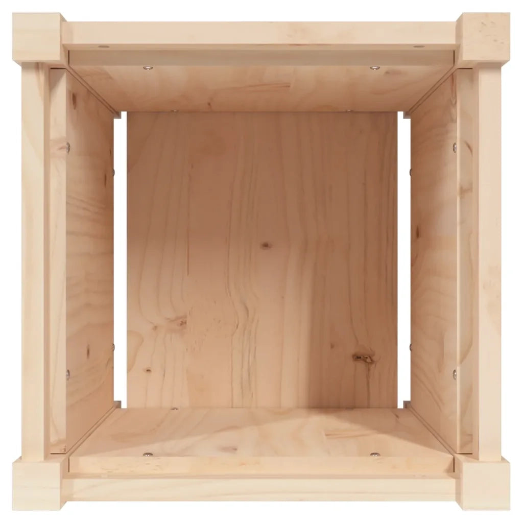 Fioriere da Giardino 2 pz in Legno Massello di Pino 837405