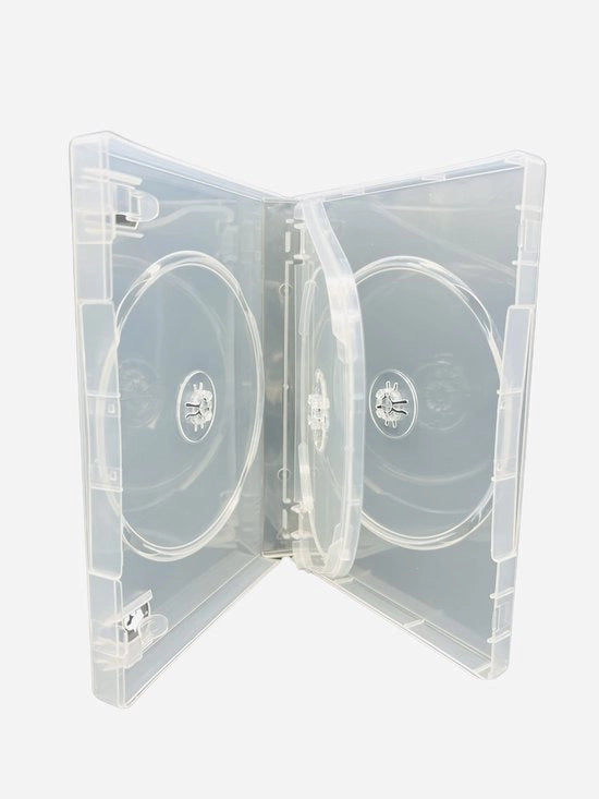 Supporto per DVD 22mm - 3-Via Ospite - Per 3 Dischi - Con Copertina di Supporto - Super Supporto - Resistente ai Colpi - Supporto per Multimedie