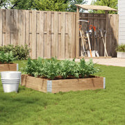 vidaXL Fioriera da Giardino 100x100 cm in Legno Massello di Pino