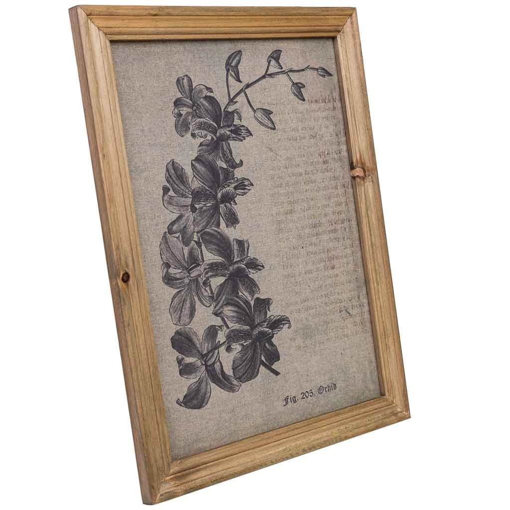 Quadro in tela stampata con cornice in legno, 33x43x1,8