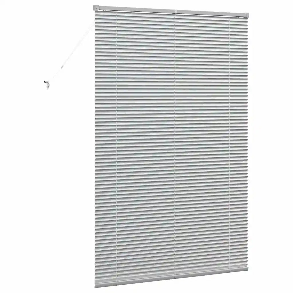 Tendaggi a Veneziana | Tenda a lamelle Argento 175 x 115 cm Alluminio