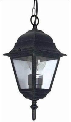 LANTERNA PLAFONIERA APPLIQUE DANUBIO CON CATENA CM.15x15x97 h