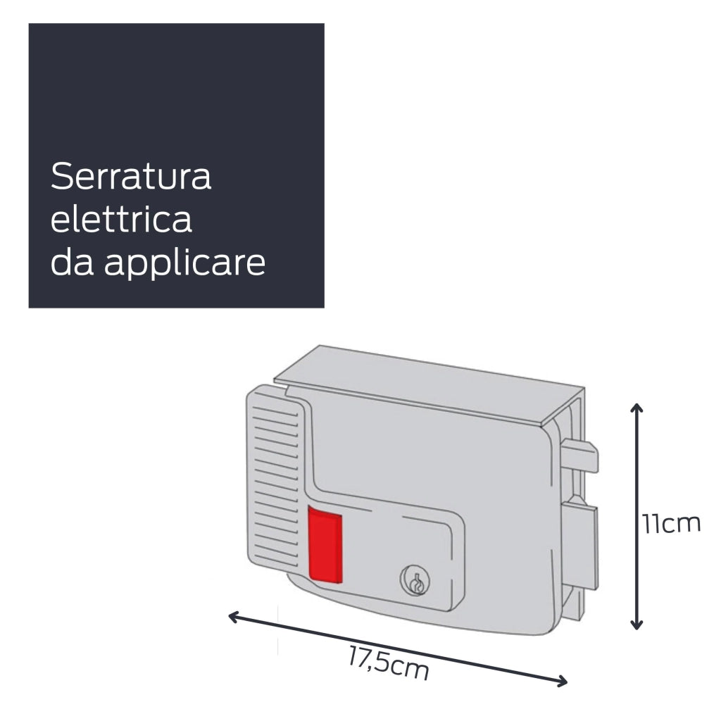 Serratura Elettrica Art. 11731 Cisa E60 Dx