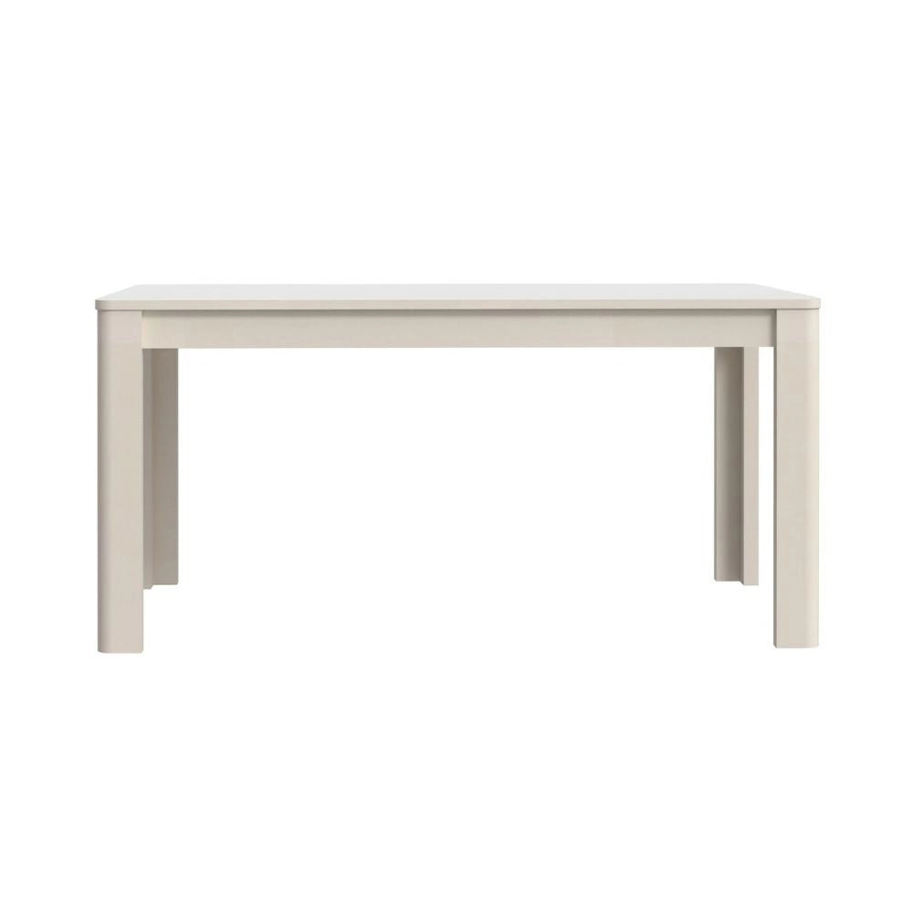 Tavolo rettangolare allungabile Mono Core 160/206 cm con allunga centrale colore cashmere