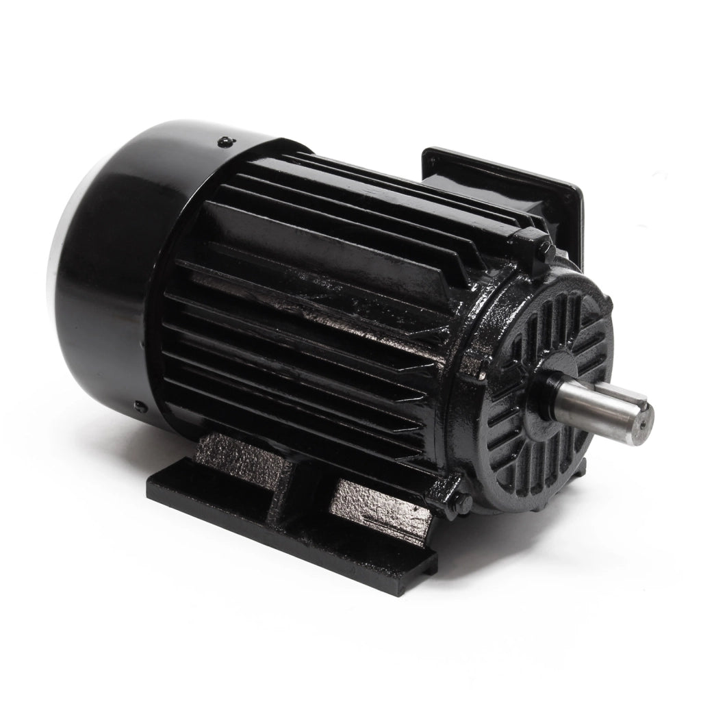 Motore elettrico trifase asincrono, 400V, 2 poli 2,2 kW (3CV), avvolgimento in alluminio, montaggio B3