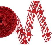 Seta di Lint Polyester - 20 Metri - Rosso - Decorazione per Abiti - Ideale per Scrapbooking e Regali