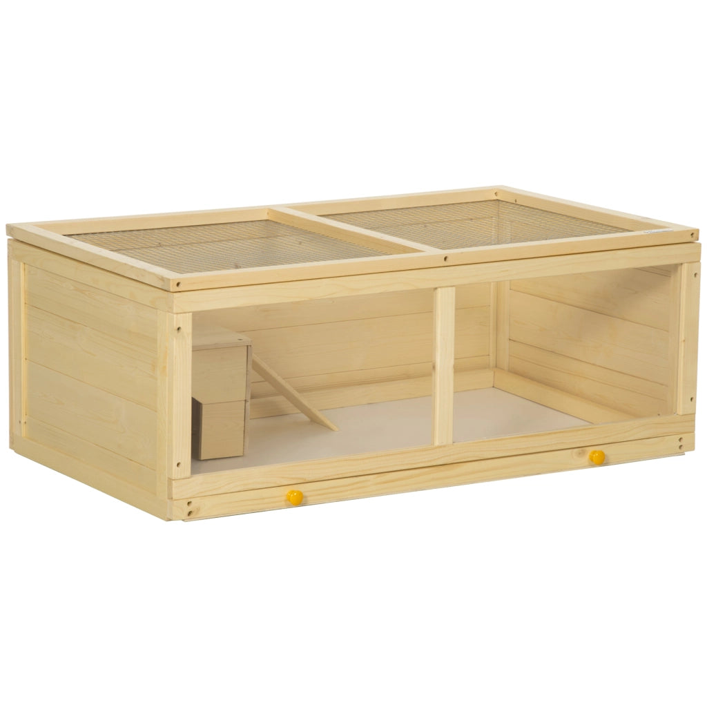 Casetta per Criceti in Legno con Tetto Apribile ¨C Minimal ¨C 100x58x38 cm