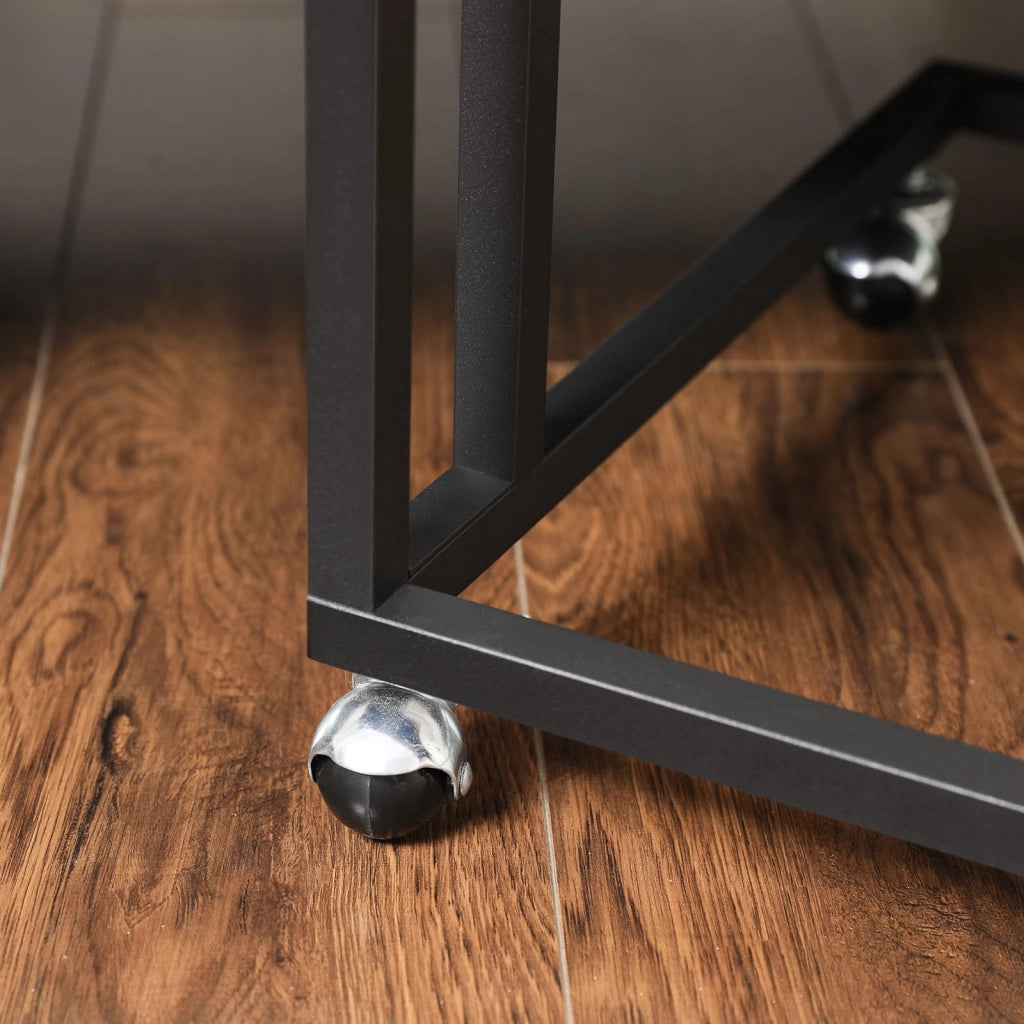 Tavolino da caffè Valora con ruote - Design compatto in rovere Sonoma
