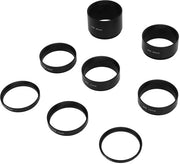 Kit di estensione ottica 8 pezzi - M48x0,75 - Fotografia astronomica - Lega di alluminio - Riduzione del flare - Ottima qualità dell'immagine - Estensione ottica