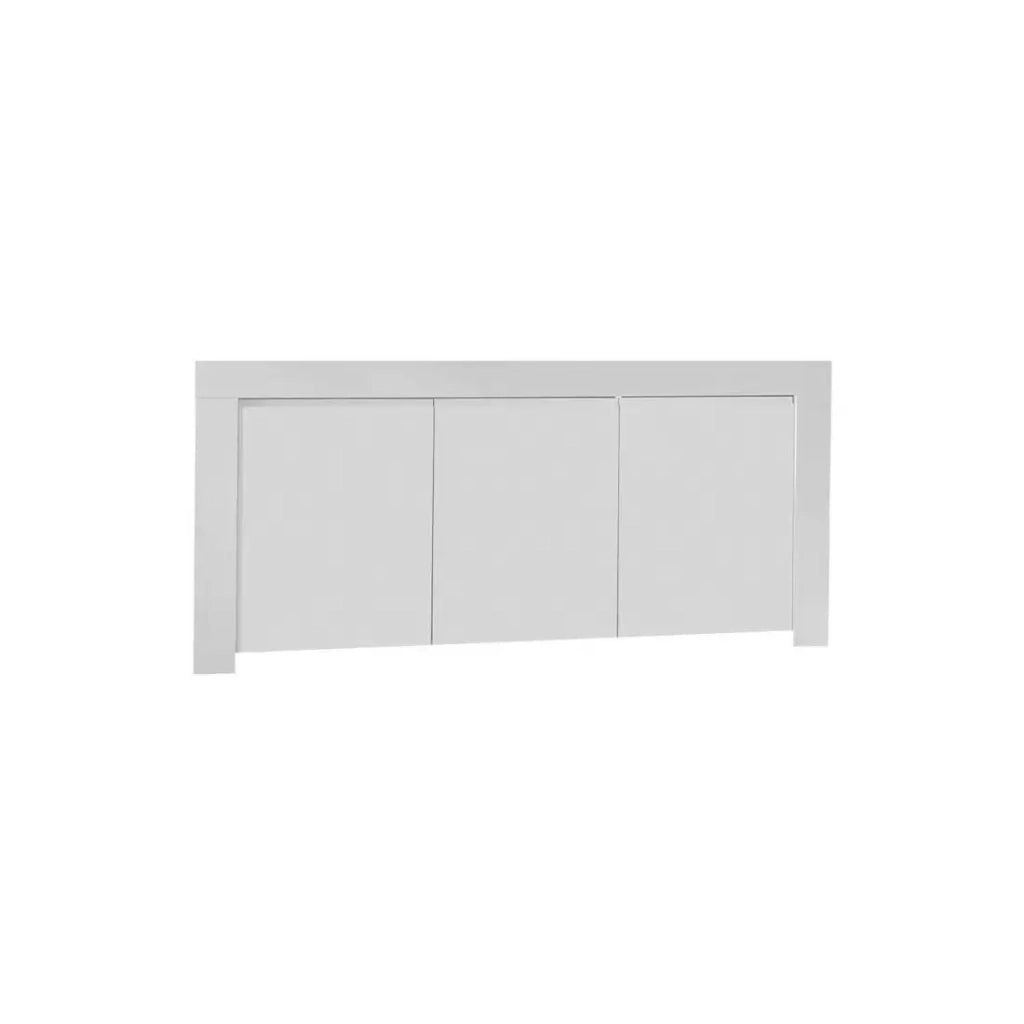 Buffet a 3 porte, collezione FOLOMI, colore bianco lucido lacato.