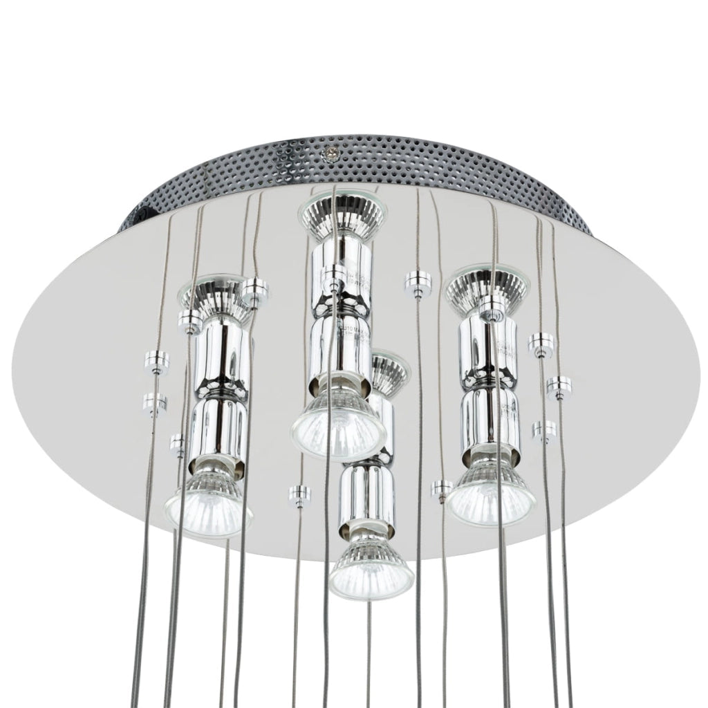 Lampadario Italux Spyro moderno cromo 20 luci MD8103