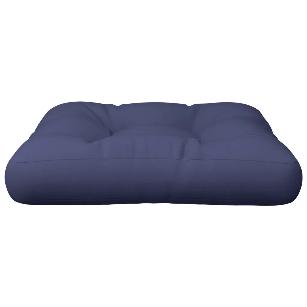 Cuscino per Pallet Blu Marino 60x60x12 cm in Tessuto 377851