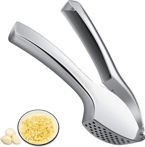 Knoflook e Gambero - Strumento per Preparare Knoflook e Gambero - Disegno Stilizzato