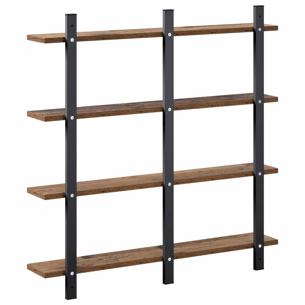 Scaffale da parete Legno antico 79.5 x 13.5 x 80 cm 8020381