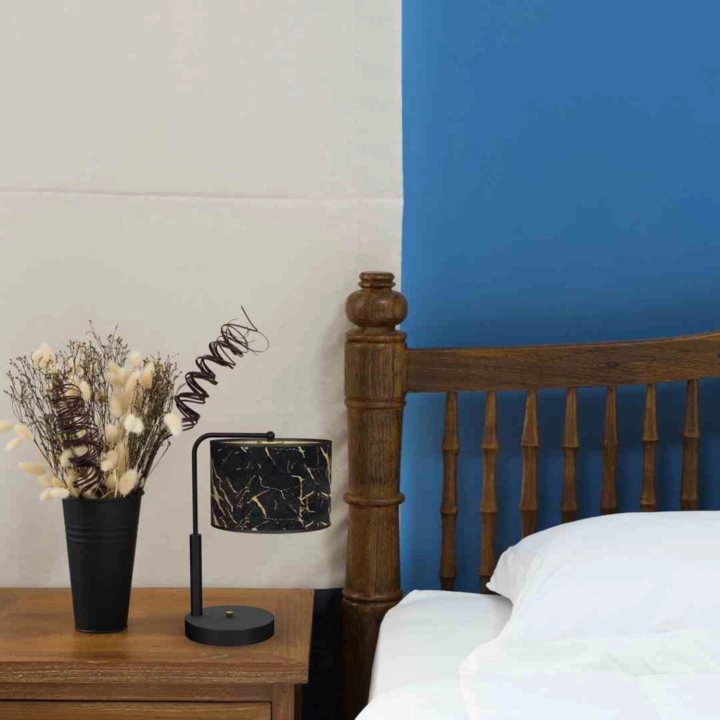 Lampada da tavolo Milagro SENSO MLP7299 nero oro E27