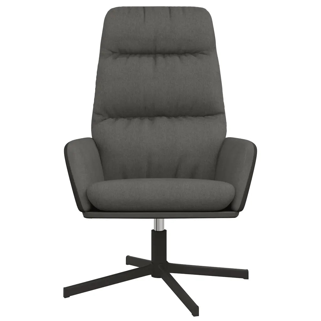 Poltrona Relax Grigio Scuro in Tessuto 341149