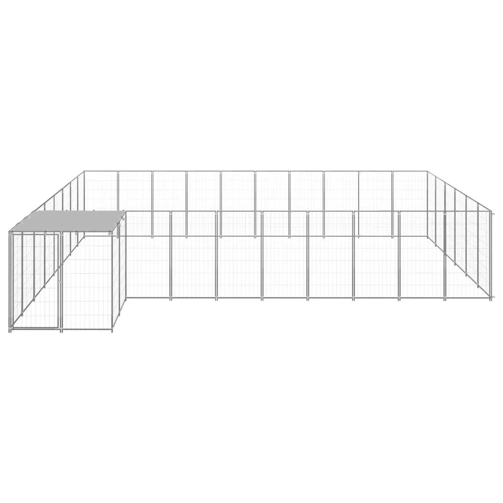 Gabbia per Cani Argento 19,36 mÂ² in Acciaio   cod mxl 48602