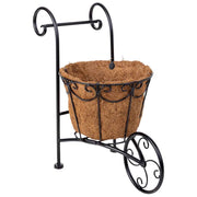 Portavaso trolley nero, 26x16x35,50h cm