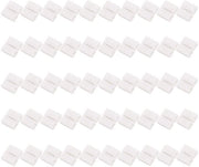 Connettore a LED a Striscia per 50 pezzi - Senza Saldatura - 10 mm - 4 Pin - Ideale per Collegamenti DIY - Adatto per Strisce 5050