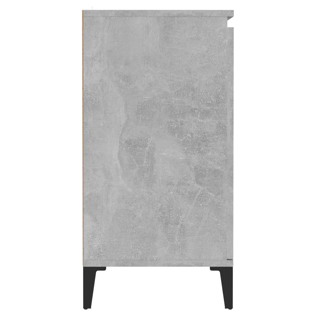 Credenza-Buffet-Armadio da cucina Grigio Cemento 60x35x70 cm in Legno Multistrato 476425