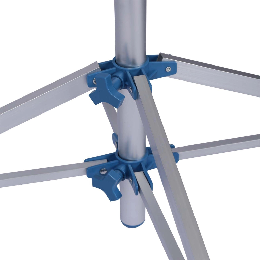 Stendibiancheria a ombrello mobile 16 m di fili 4 Bracci Stendino in alluminio alto 155 cm