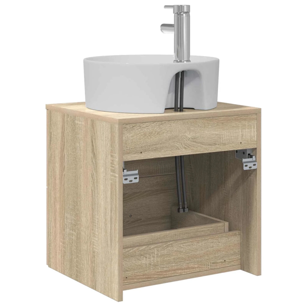 Mobile Lavabo da Parete Rovere Sonoma 49,5 x 44,5 x 65 cm 890296