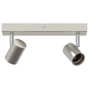 Faretto da soffitto Nichel 26 x 6,5 x 11,5 cm Metallo CFW4045197