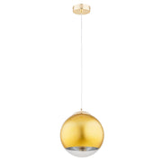 Lampada a sospensione Leila oro vetro sfera E27 Alfa