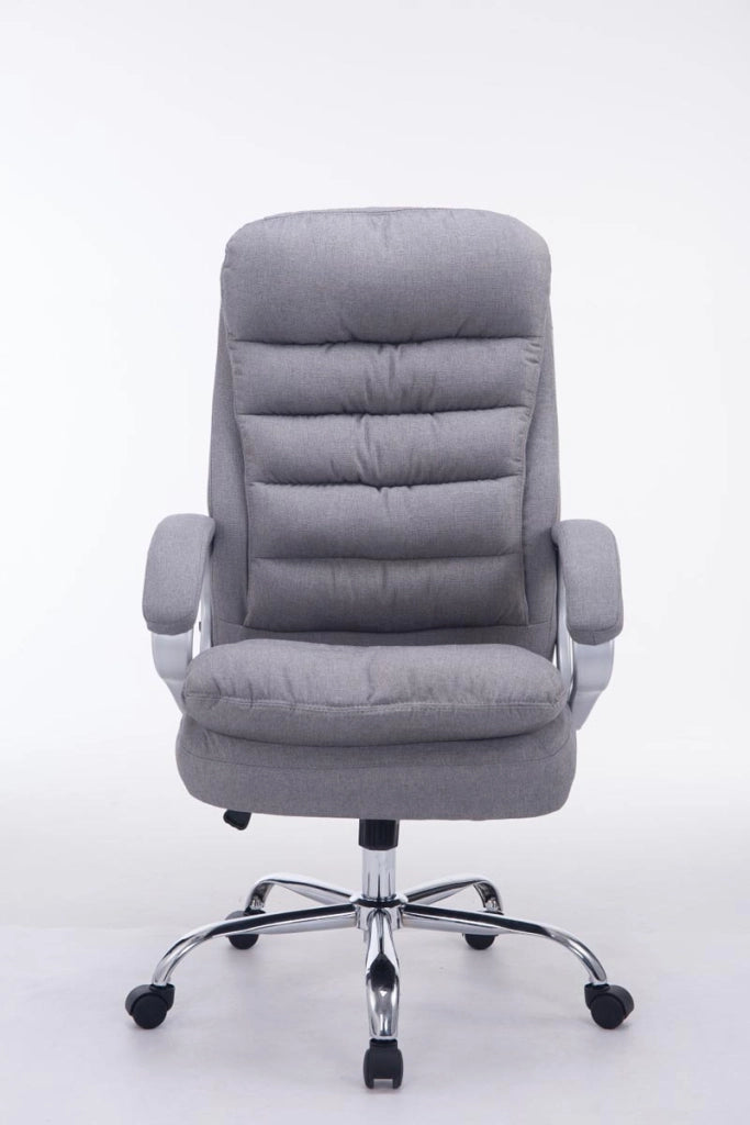 Sedia da ufficio XXL Vancouver tessuto grigio