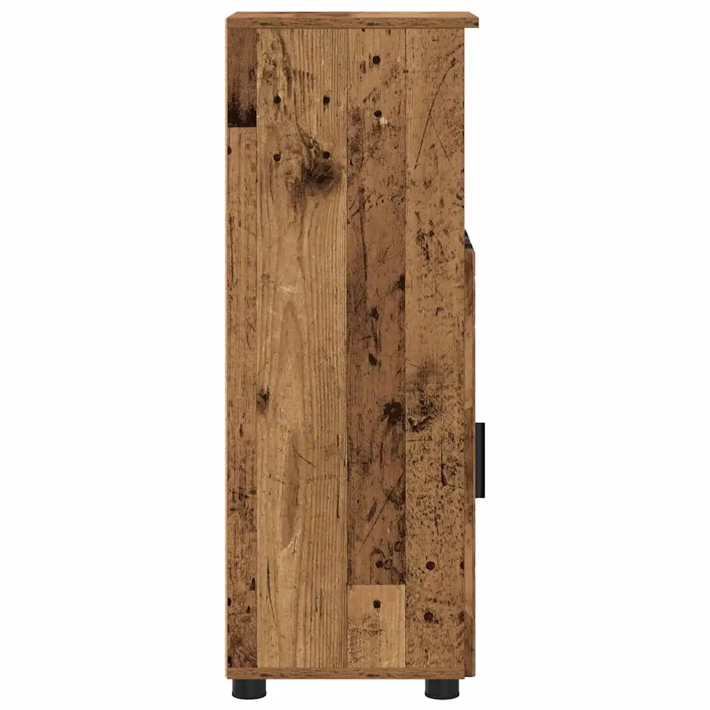 Mobile da Bagno con archiviazione Legno vecchio 30 x 35 x 95 cm 883322