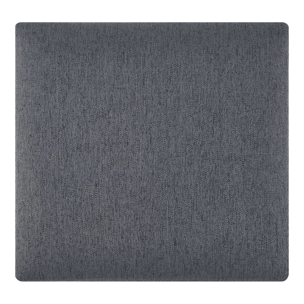 Set di 4 cuscini da parete in tessuto 30 x 30 cm grigio scuro 03_0010643