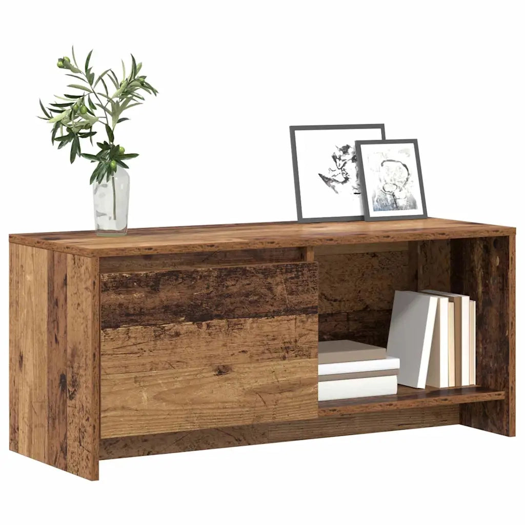 vidaXL Supporto TV Legno vecchio 90 x 35 x 40 cm Legno multistrato