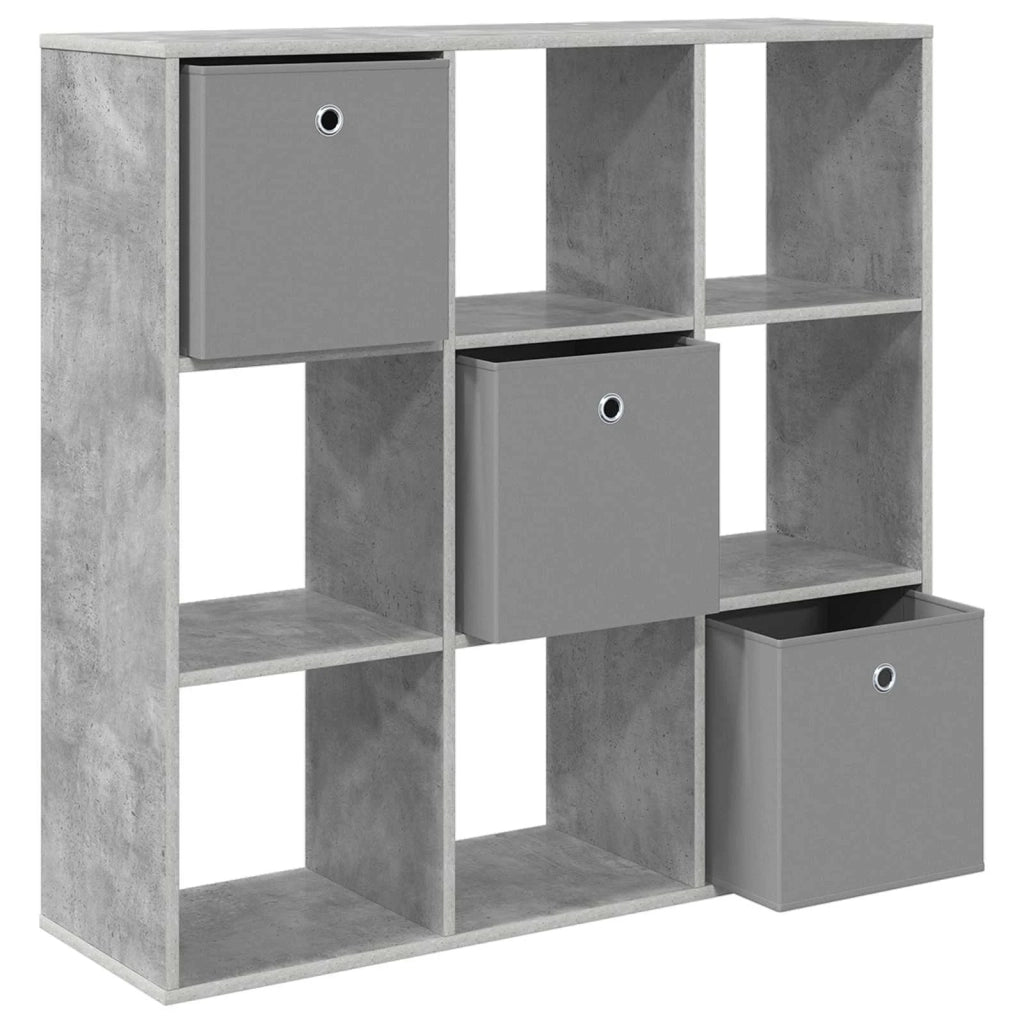 Credenza con cassetto Grigio cemento 102 x 31 x 99,5 cm 8000495
