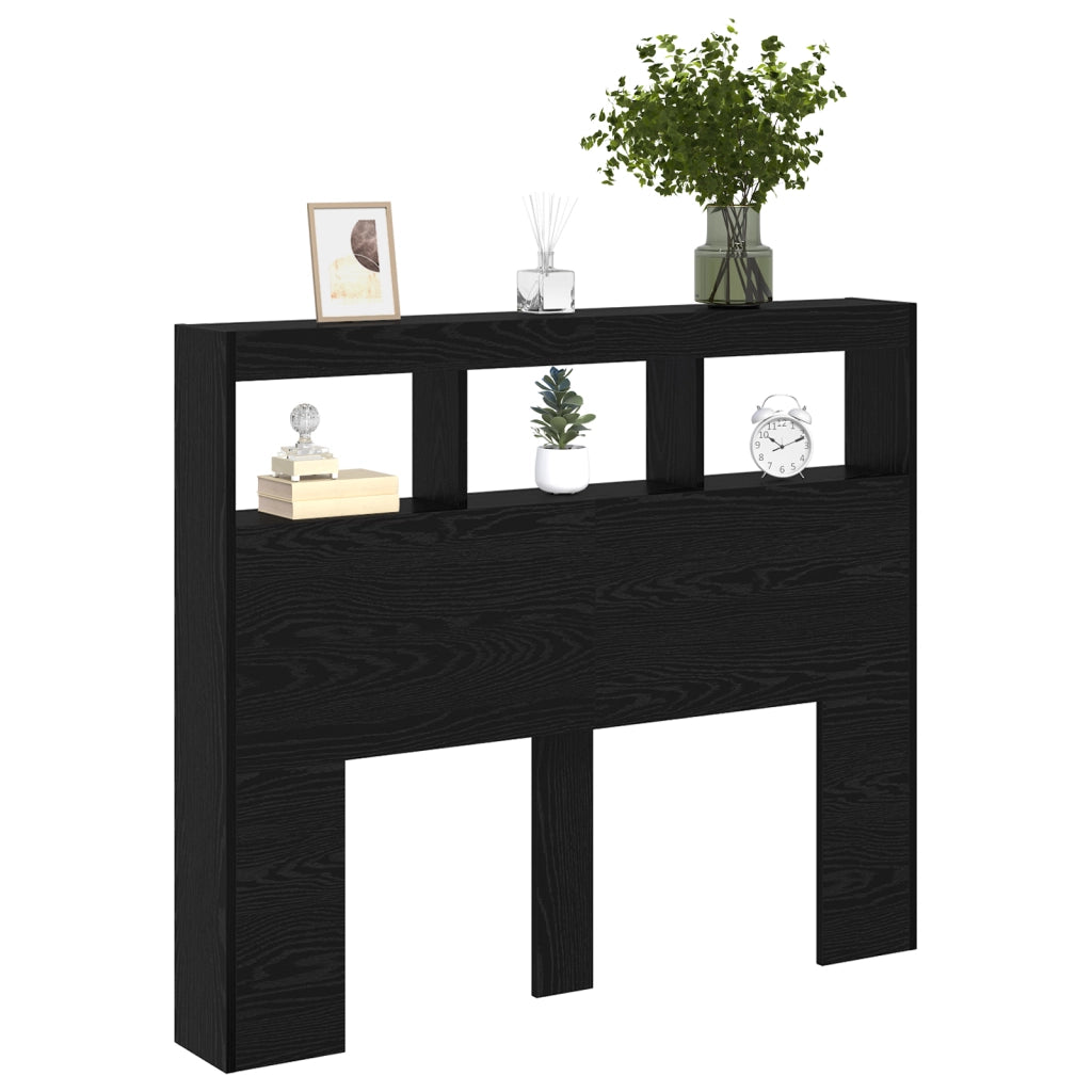 Testata in Rovere Nero Rovere Nero Legno ingegnerizzato 120 x 17 x 102 cm